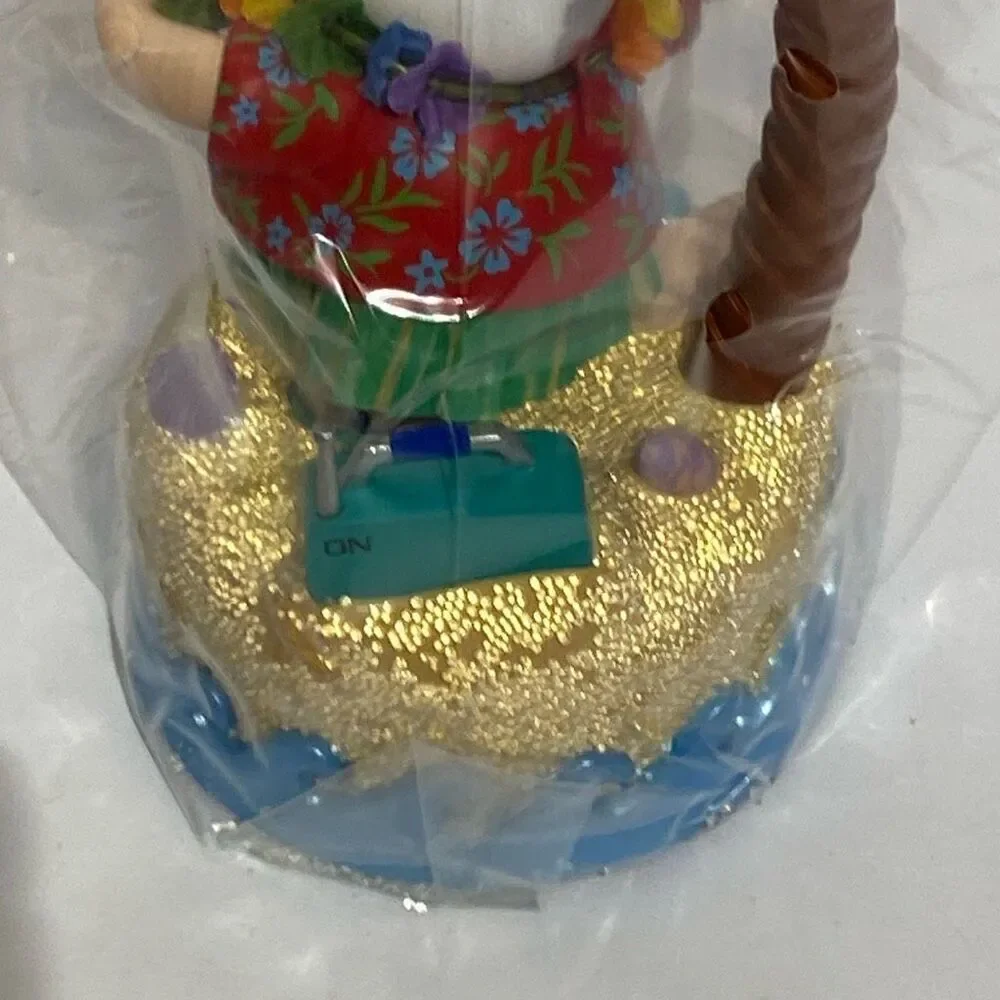 Hallmark Keepsake 2004 Multicolor Animated Santa's Hula-Day Ornament‎ OS NWOT